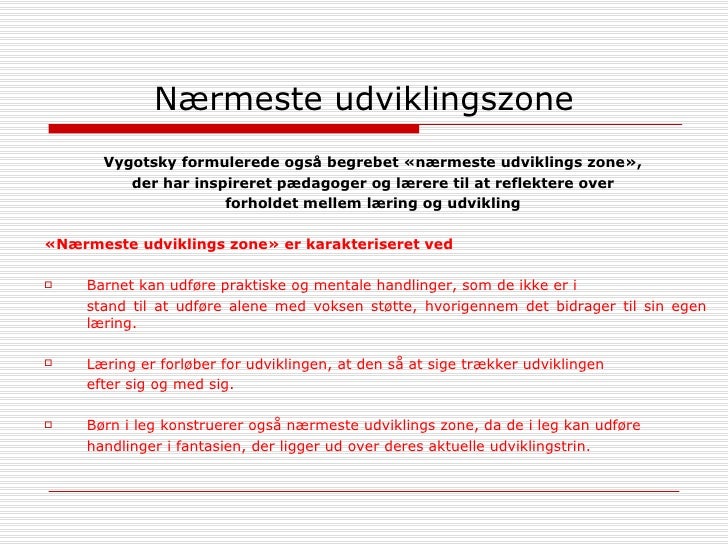 vygotsky zonen for nærmeste udvikling teori vygotsky zonen for nærmeste udvikling teori